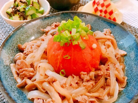 丸ごとトマト♡牛肉炒め煮